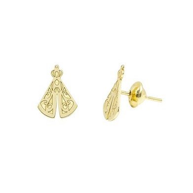 Brinco Nossa Senhora Aparecida Ouro 18K