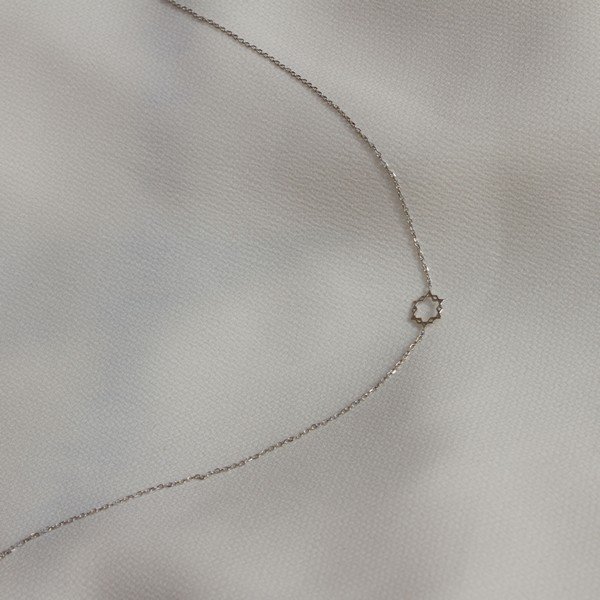 Choker Estrela Coexist Prata 925
