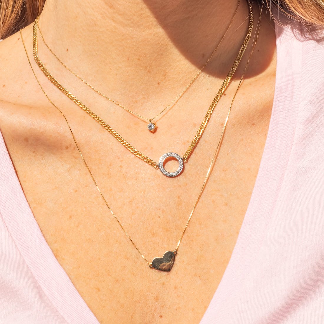 Choker Grumet Circulo Diamantes