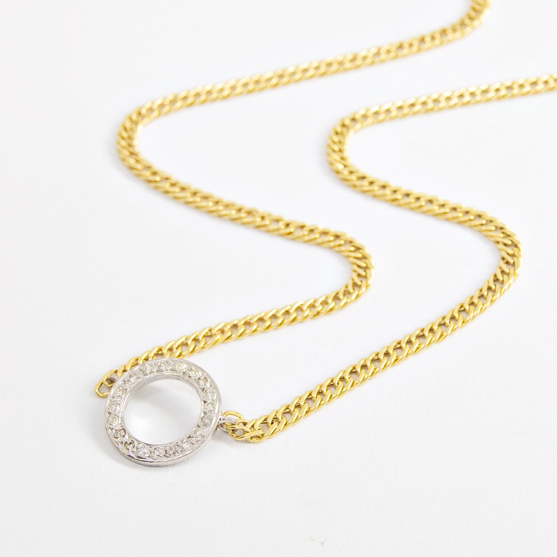Choker Grumet Circulo Diamantes
