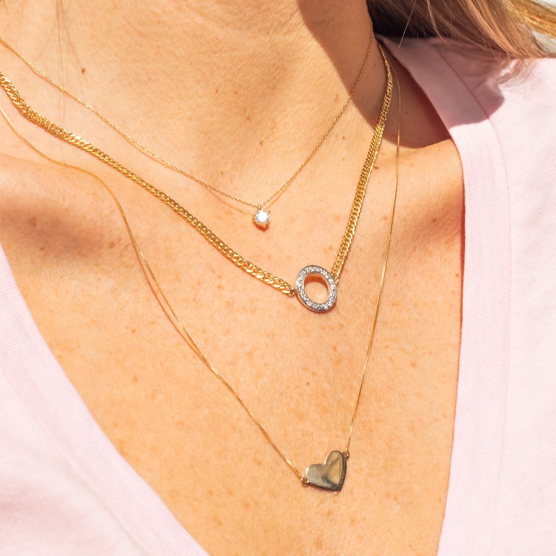 Choker Grumet Circulo Diamantes