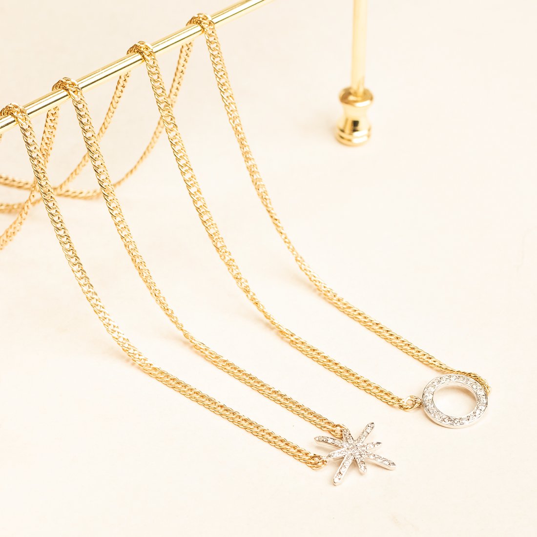 Choker Grumet Circulo Diamantes