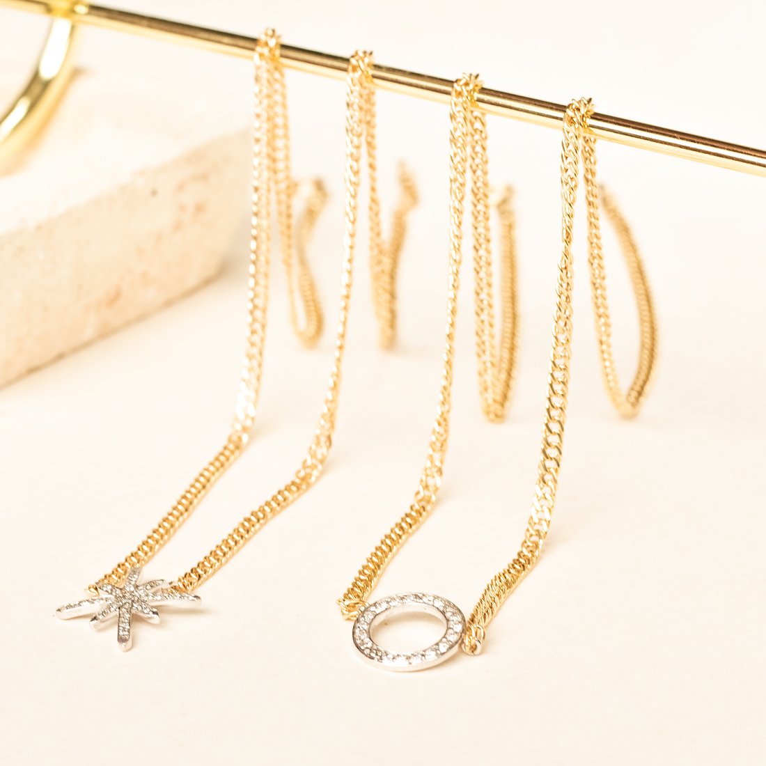 Choker Grumet Circulo Diamantes