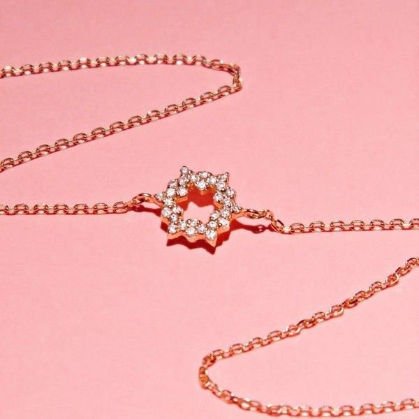 Choker Ouro 18k Estrela Coexist Diamantes