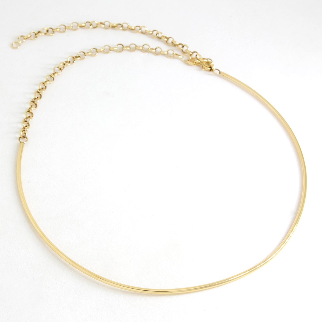 Choker Rígida Ouro Liso