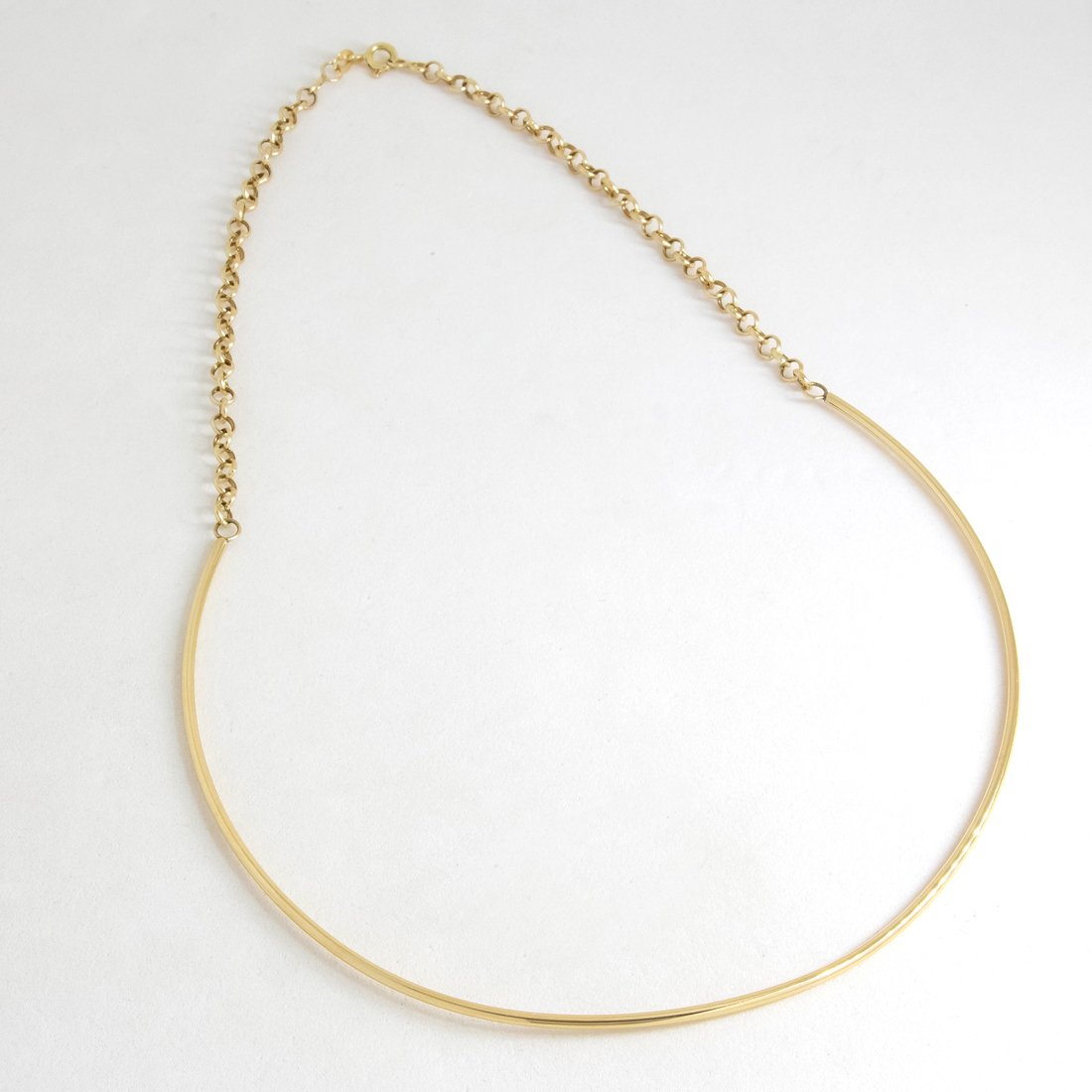 Choker Rígida Ouro Liso