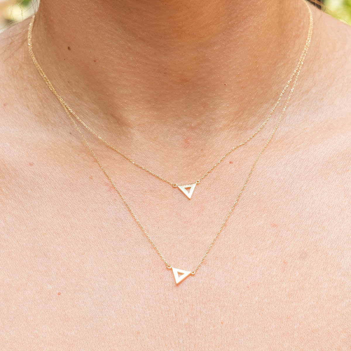 Choker Triângulo Ouro