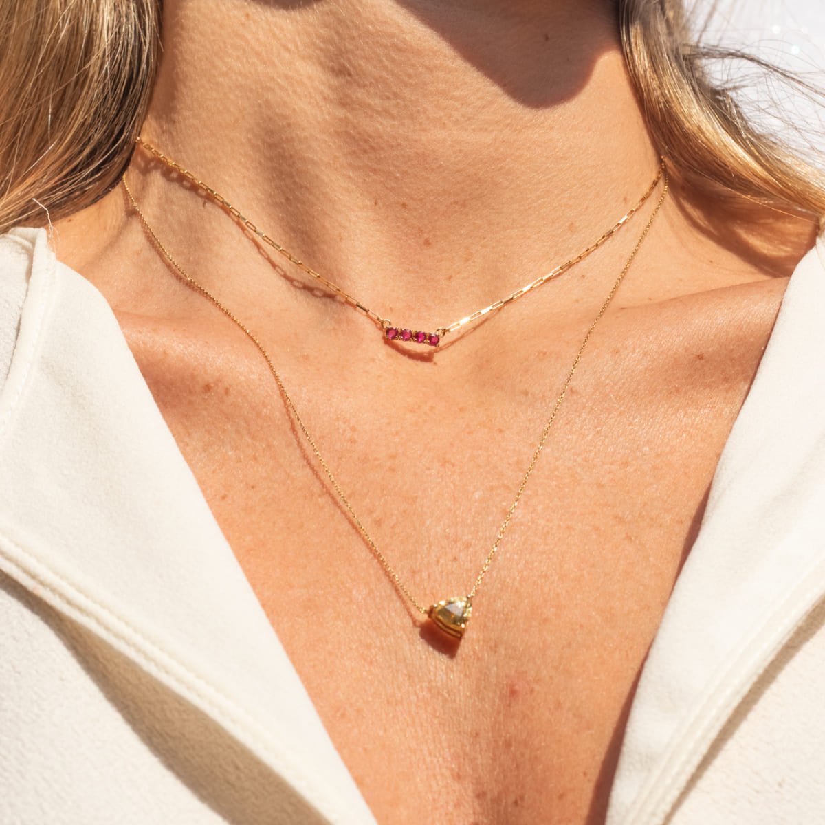 Choker Trix Cartier Rubis