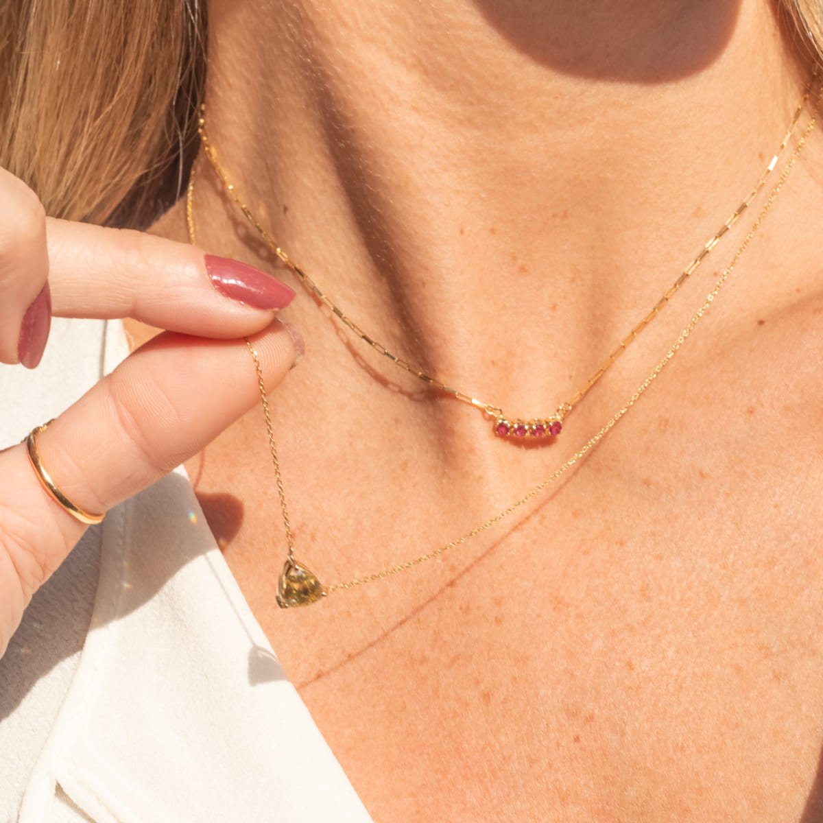 Choker Trix Cartier Rubis