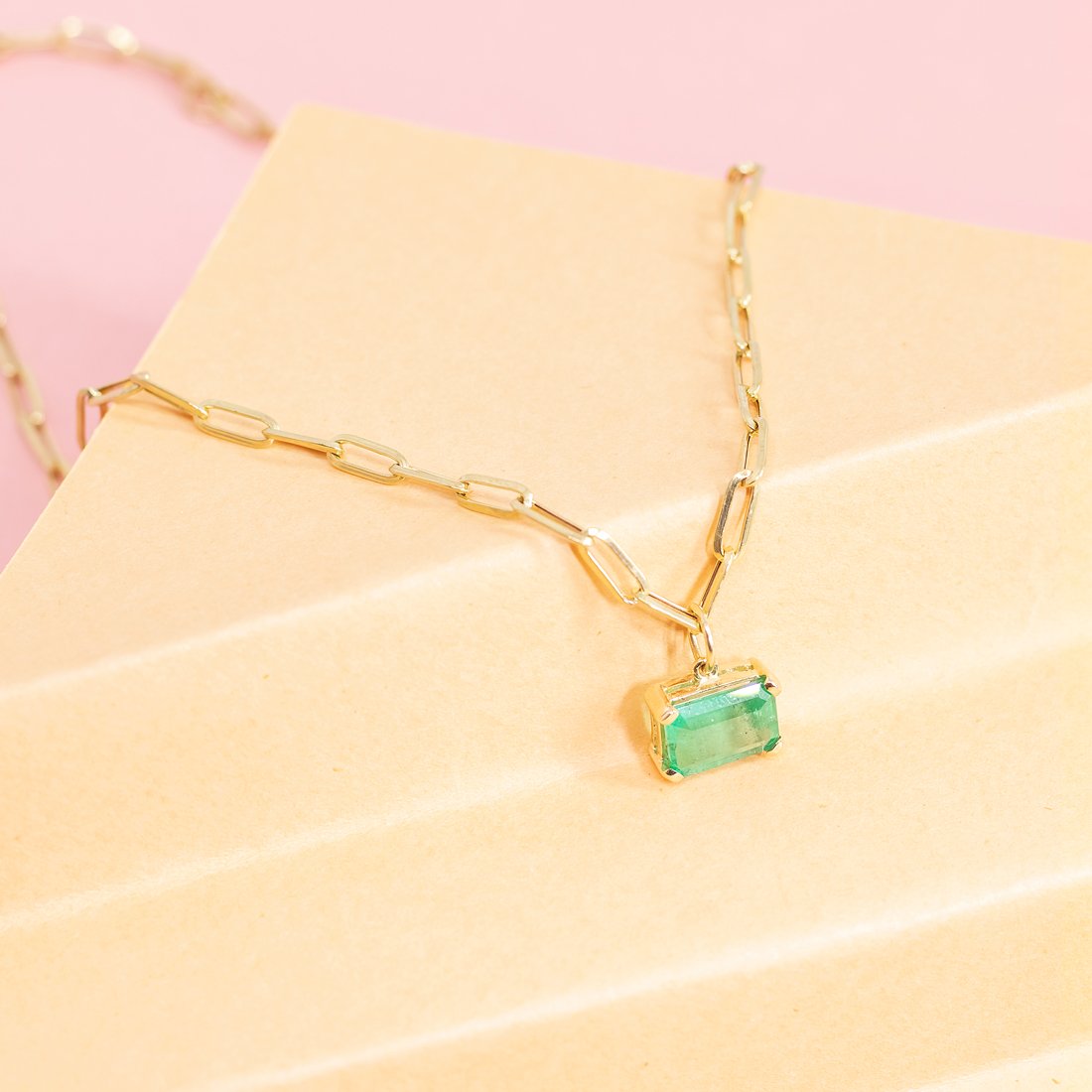 Choker Vintage Pingente Removível Esmeralda
