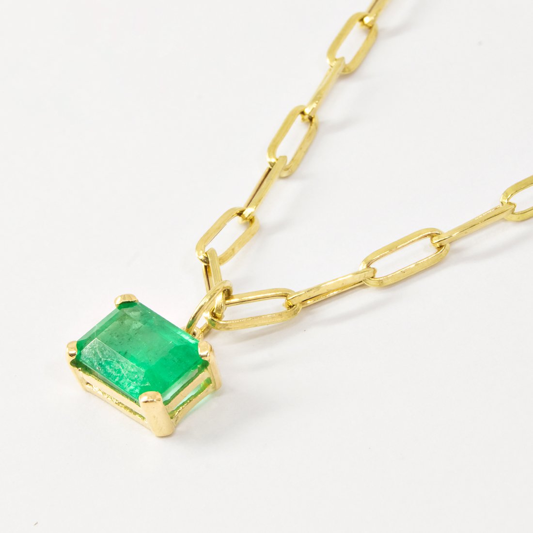 Choker Vintage Pingente Removível Esmeralda