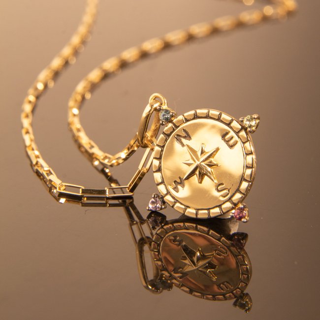 Colar Bússola Cartier Vintage 