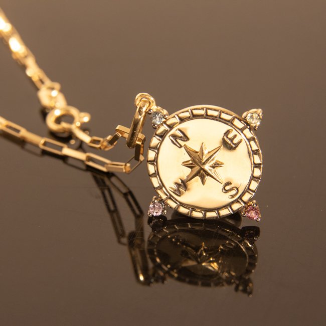 Colar Bússola Cartier Vintage 