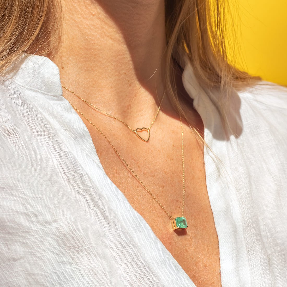 Colar Choker Coração Ouro