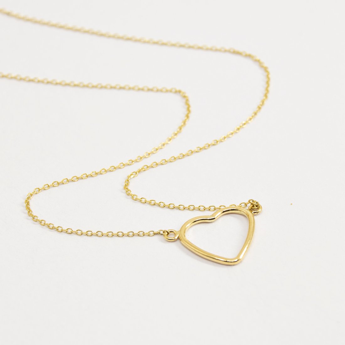 Colar Choker Coração Ouro