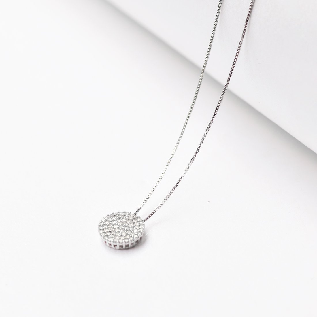 Colar Chuveirinho Diamantes