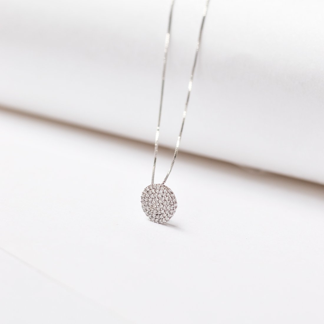 Colar Chuveirinho Diamantes