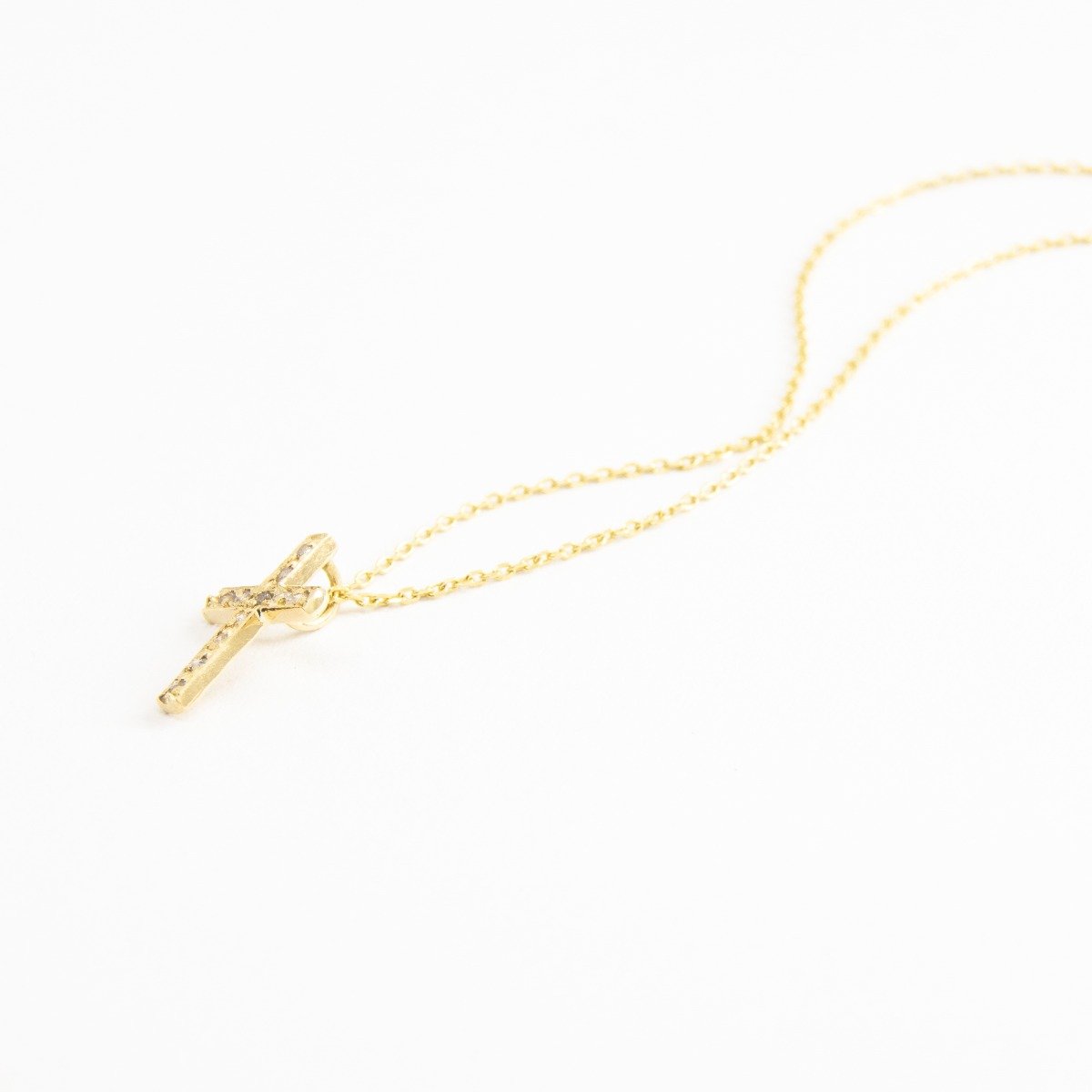 Colar Cruz Diamantes