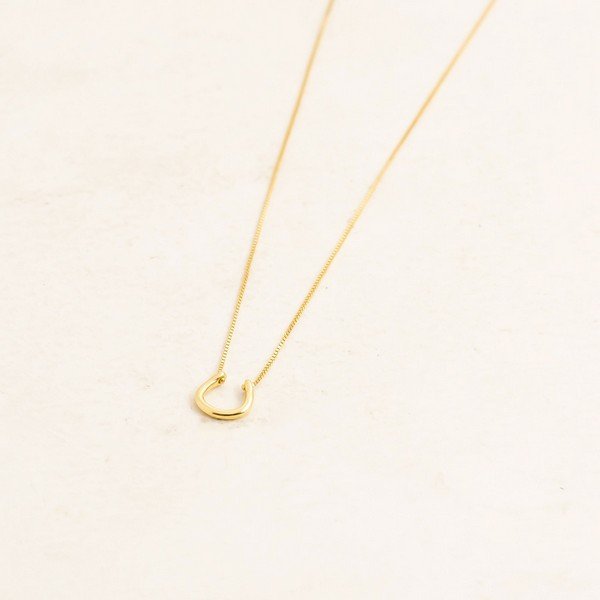 Colar Ferradura Petit Ouro Liso