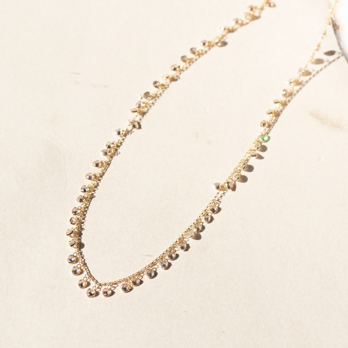 Colar Mystic Cristal Ouro 18K