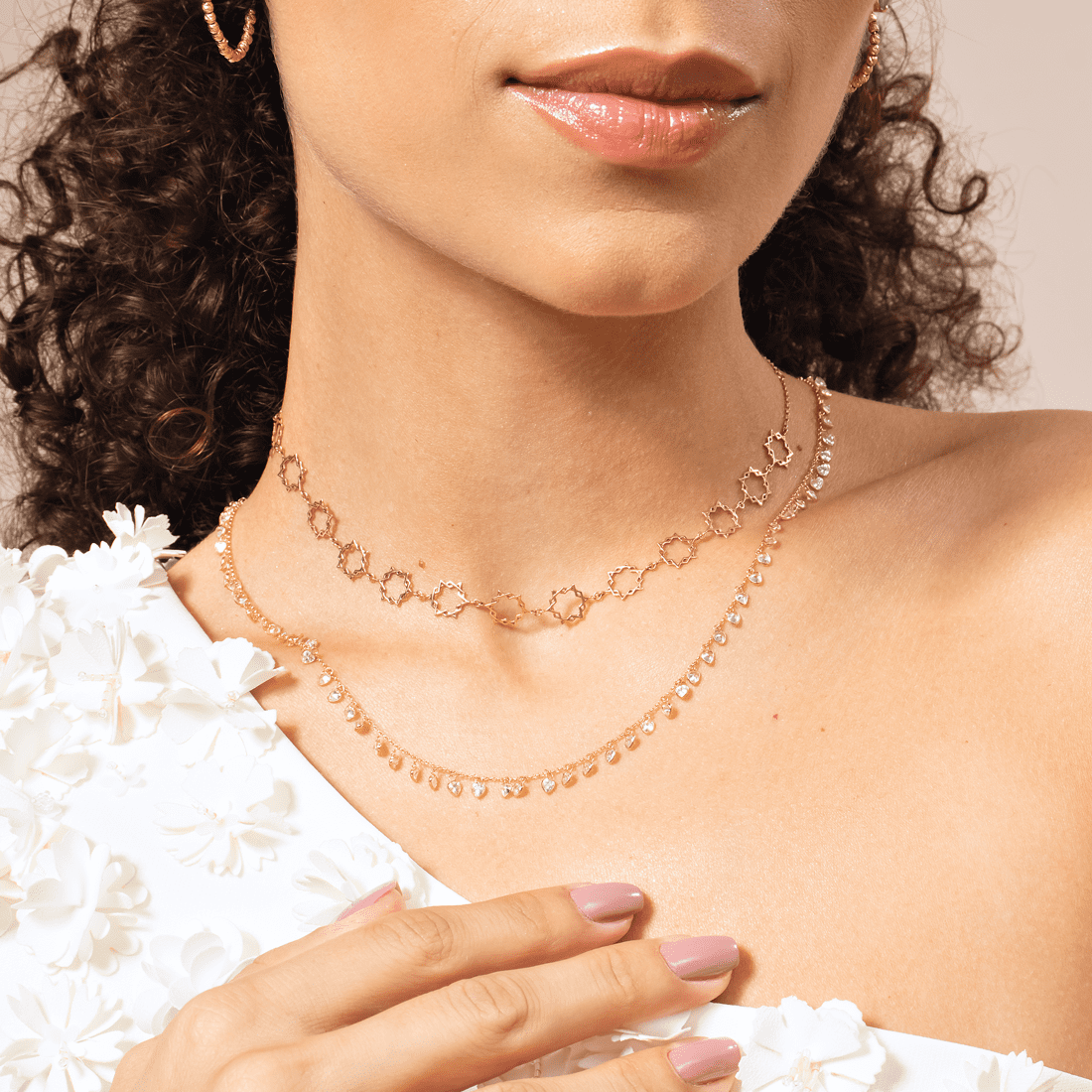 Colar Mystic Cristal Ouro 18K