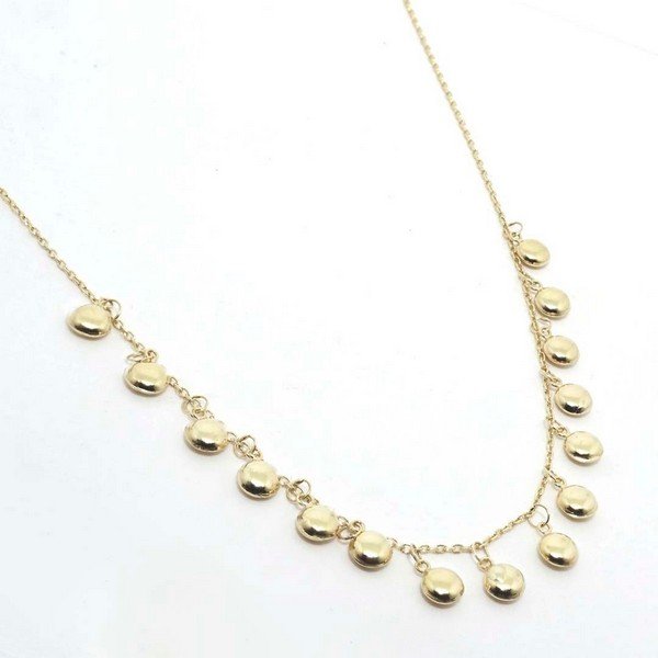 Colar Mystic Front Ouro 18k