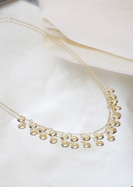 Colar Mystic Front Ouro 18k