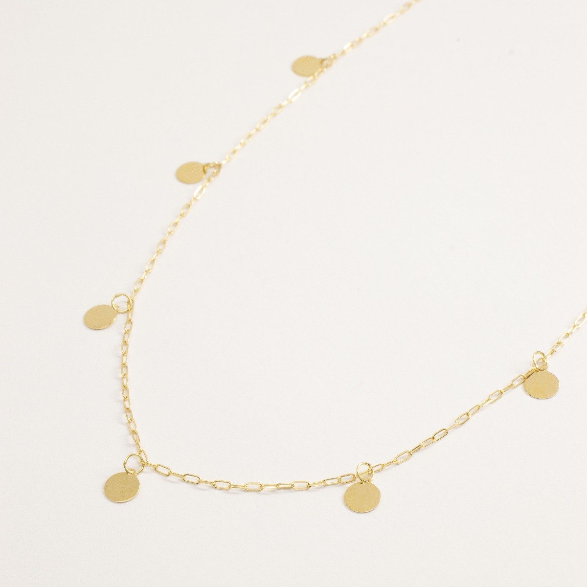 Colar Mystic Full Chapinhas Ouro 18K