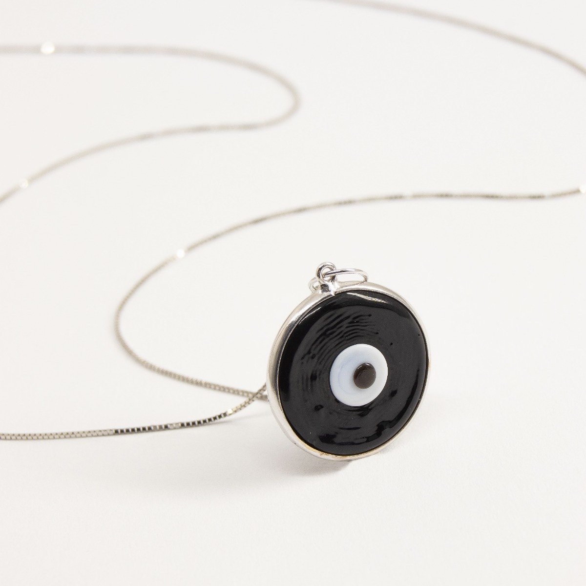 Colar Olho Grego Murano Black