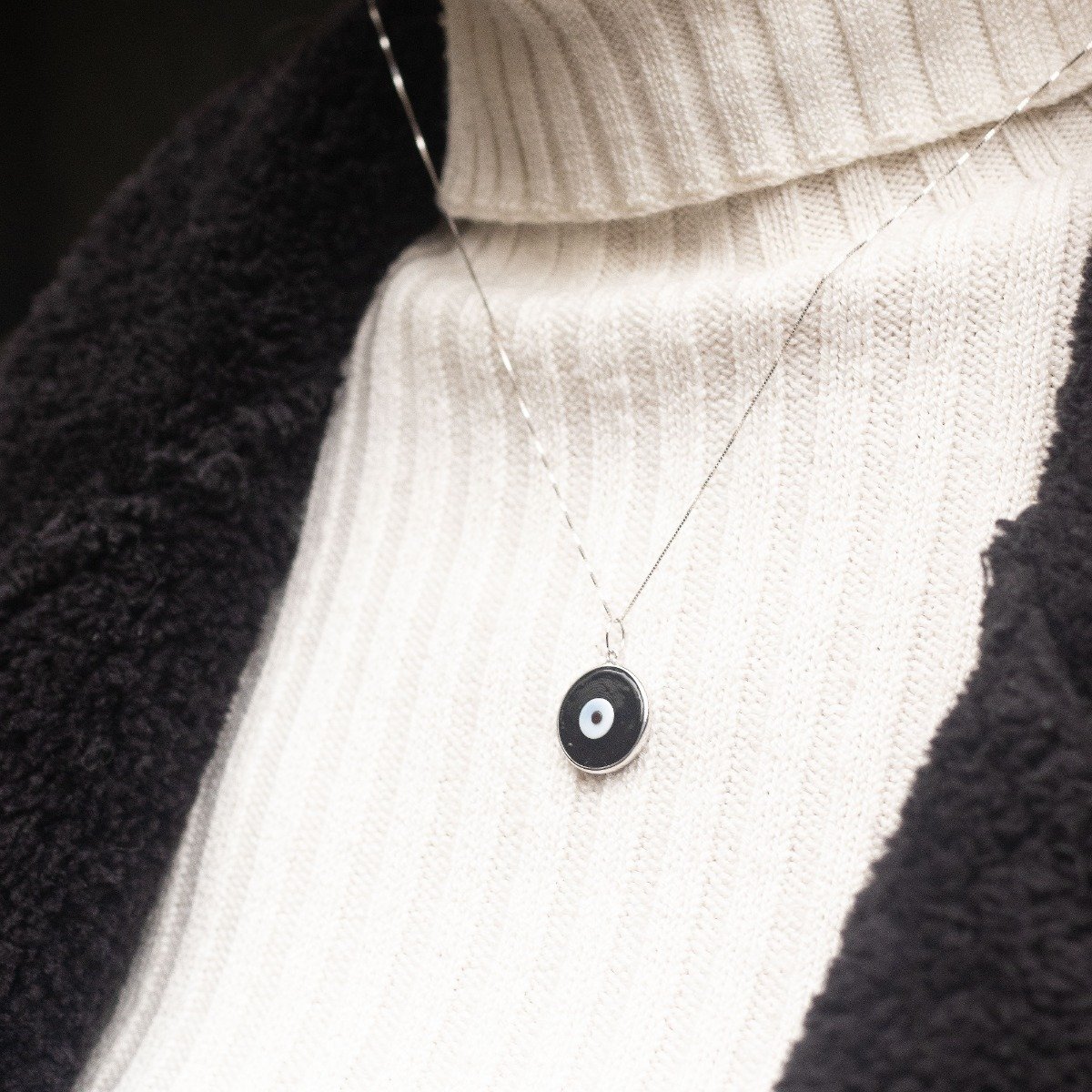 Colar Olho Grego Murano Black