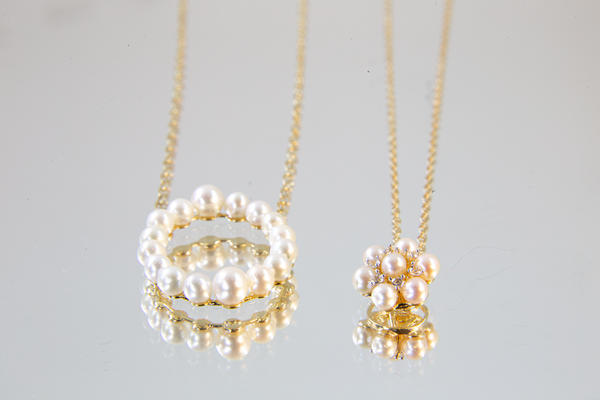 Colar Oval Pérolas
