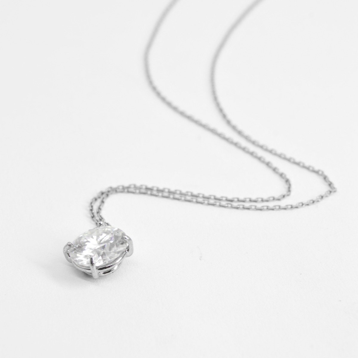 Colar Ponto de Luz Diamante Lab Grown
