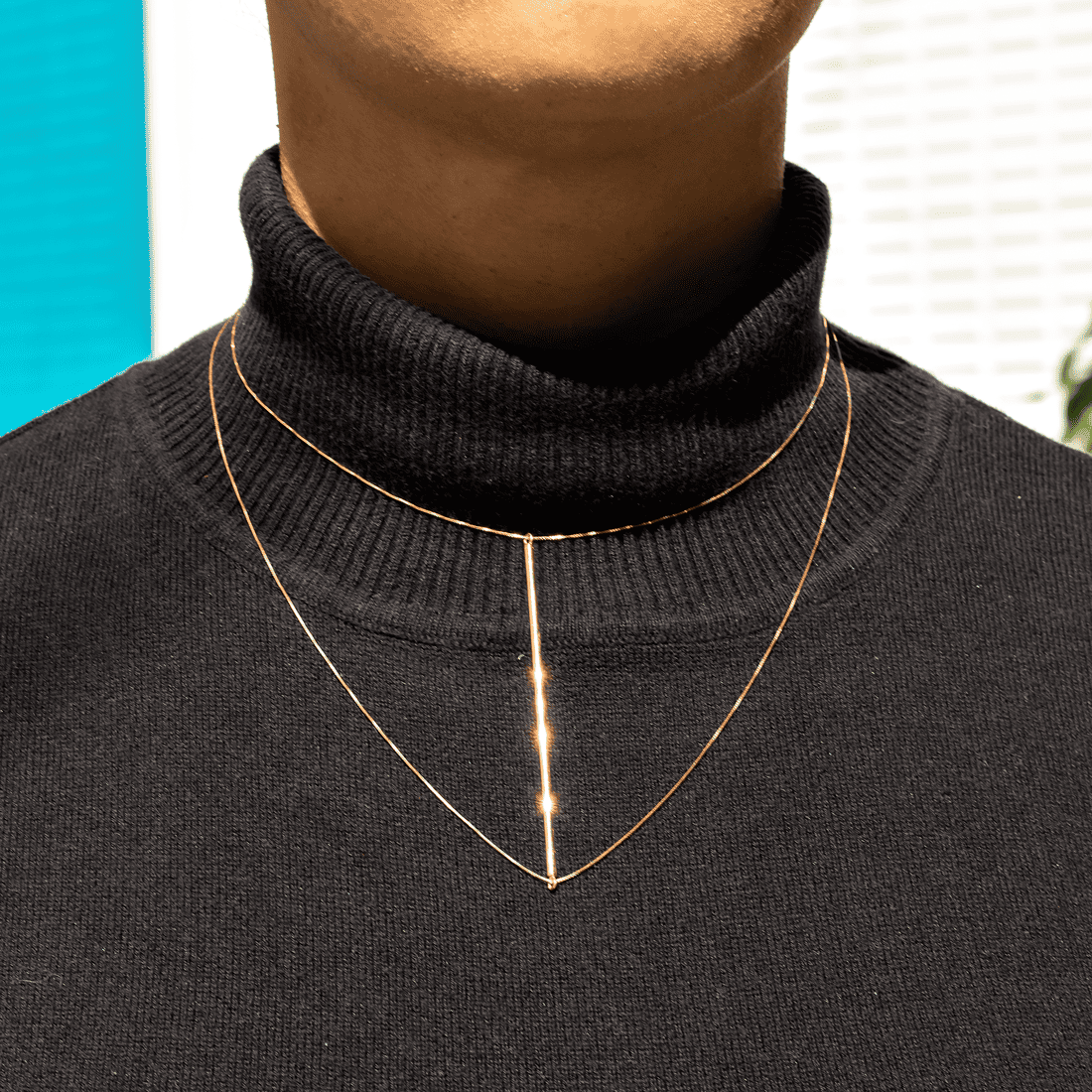 Colar Stream Ouro 18K