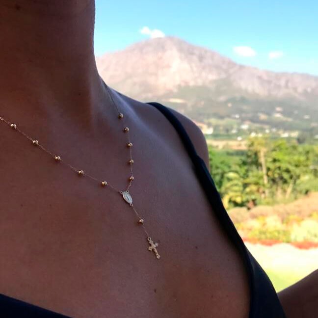 Colar Terço Ouro 18K