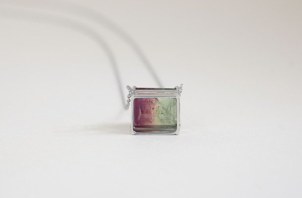 Colar Turmalina Bicolor