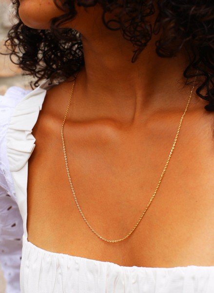 Colar Vintage Tramas Curtas Abrilhantada
