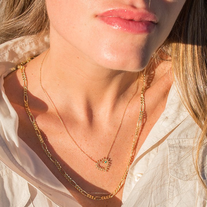 Corrente Fígaro Ouro 18k 