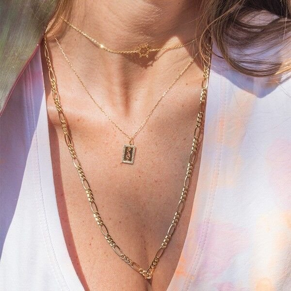 Corrente Fígaro Ouro 18k 