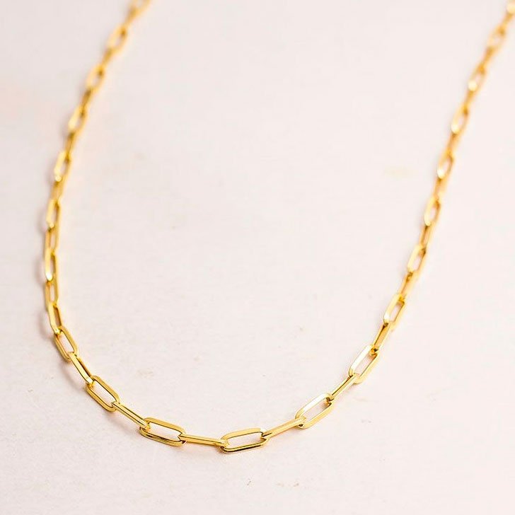 Corrente Ouro 18k Vintage Tramas Compridas Longo