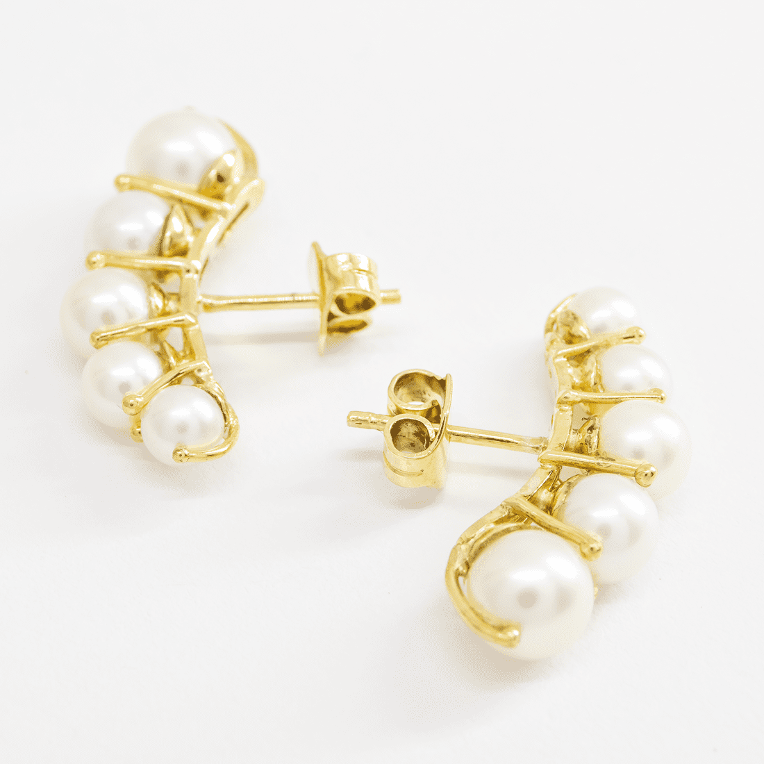Earcuff Degradê Pérolas