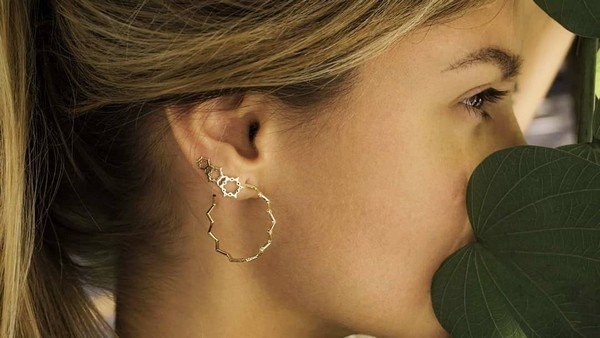 Earcuff Ouro 18k Estrelas Coexist