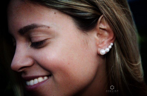 Earcuff Pérolas