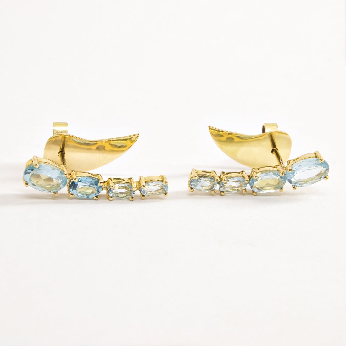 Earcuff Topázios Sky