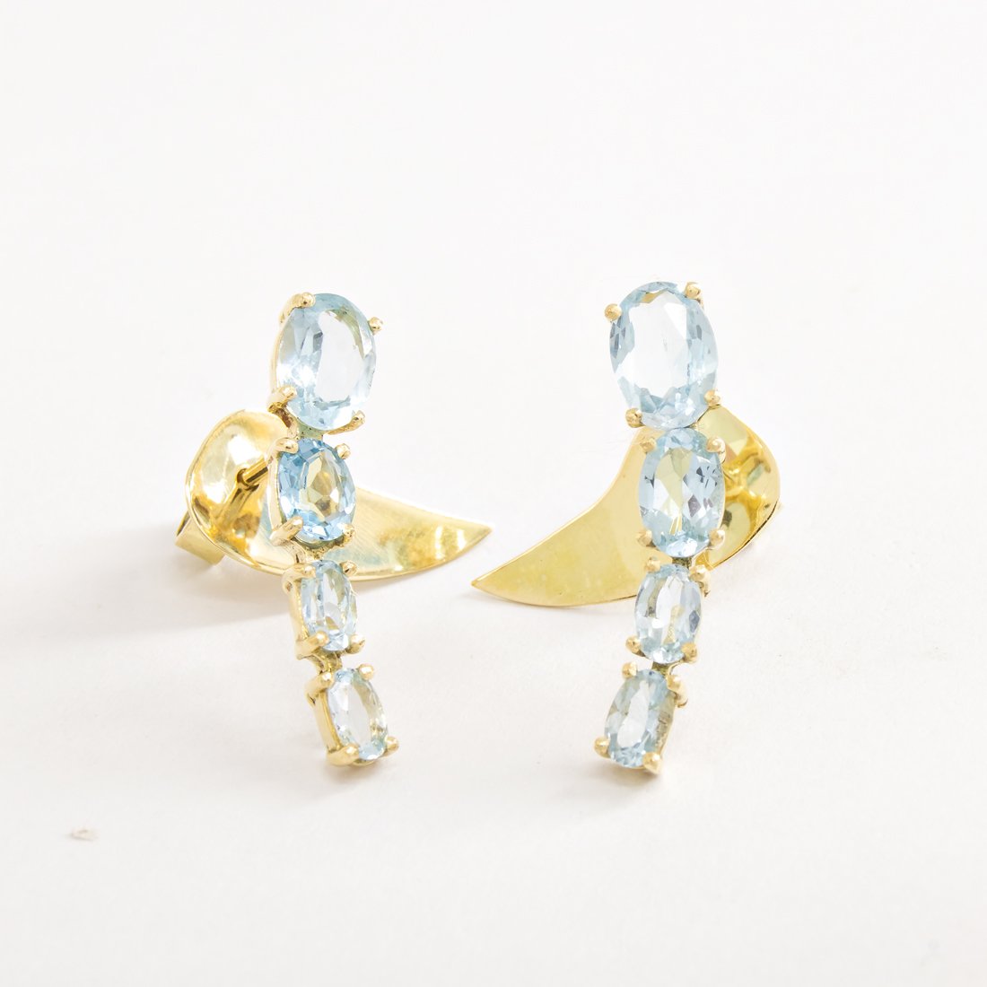 Earcuff Topázios Sky