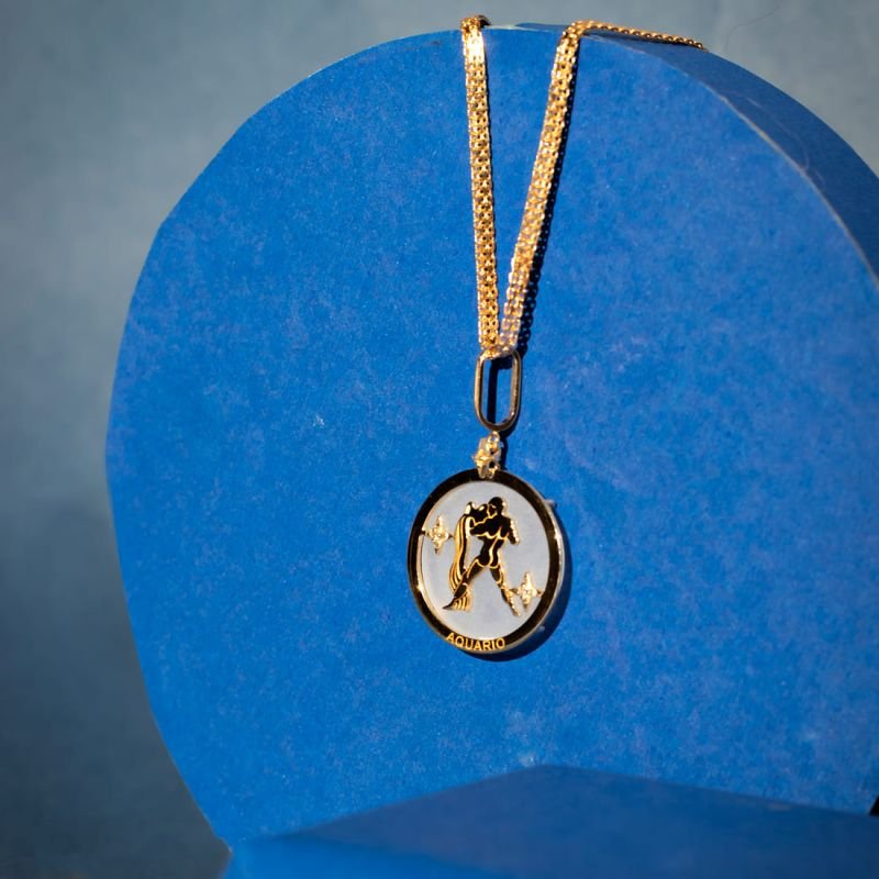 Medalha Signo Aquário