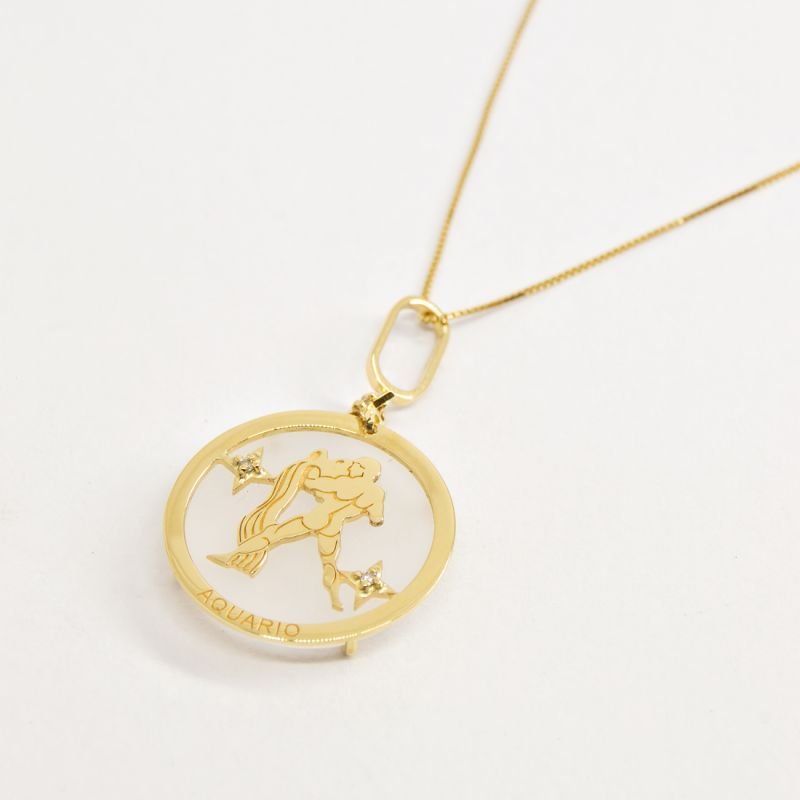 Medalha Signo Aquário