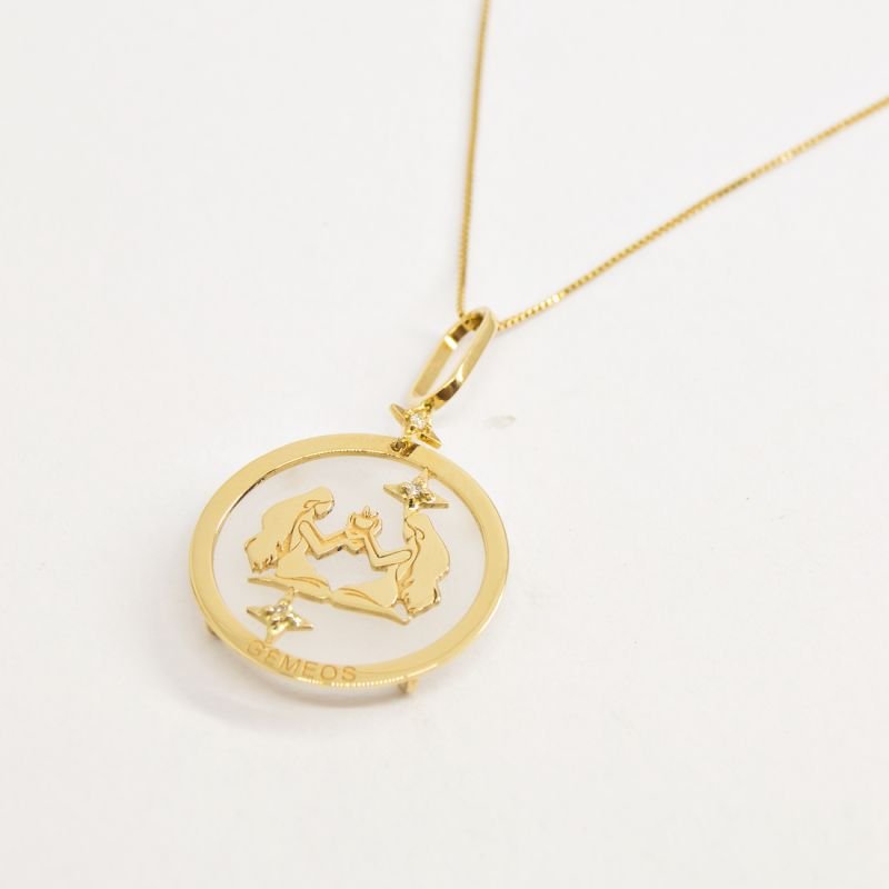 Medalha Signo Gêmeos