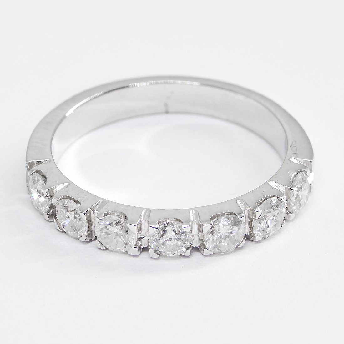Meia Aliança Diamantes 