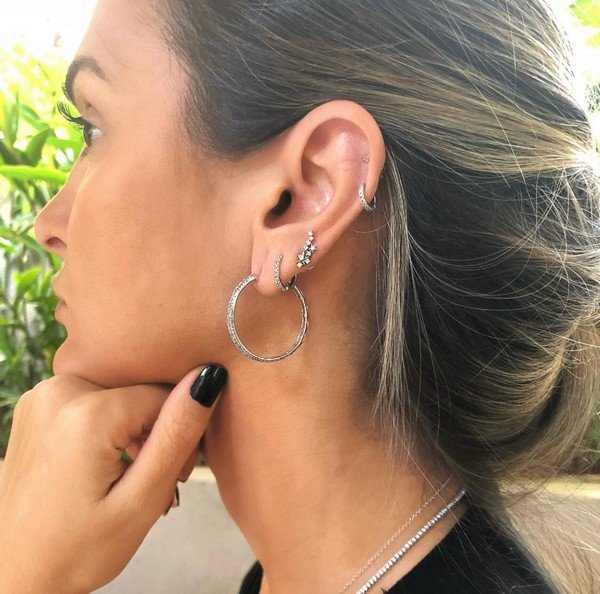 Piercing Argola Diamantes