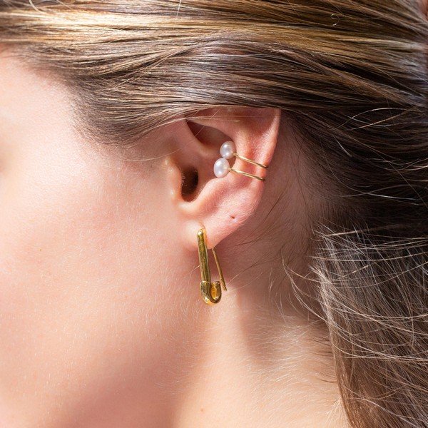 Piercing Encaixe Double Pearls